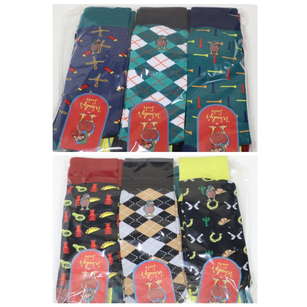 Woody's Men's 6 Pack of Socks